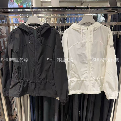 SHUI韩国直邮26新款初夏女款薄款百搭连帽外套长袖上衣SR122PWB21