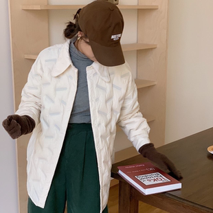 衬衫 薄款 2023新款 领羽绒服女中长款 外套90白鸭绒 百搭韩版 ins冬季