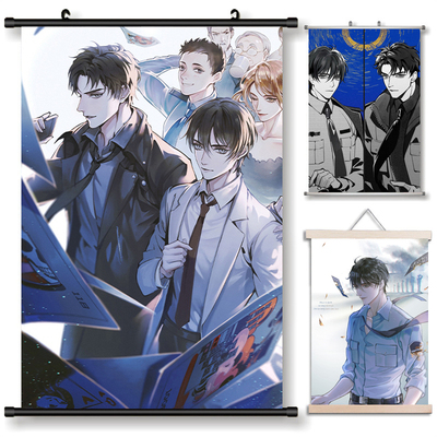 破云江停严吴雩步重华周边动漫挂画海报装饰画布艺卷轴