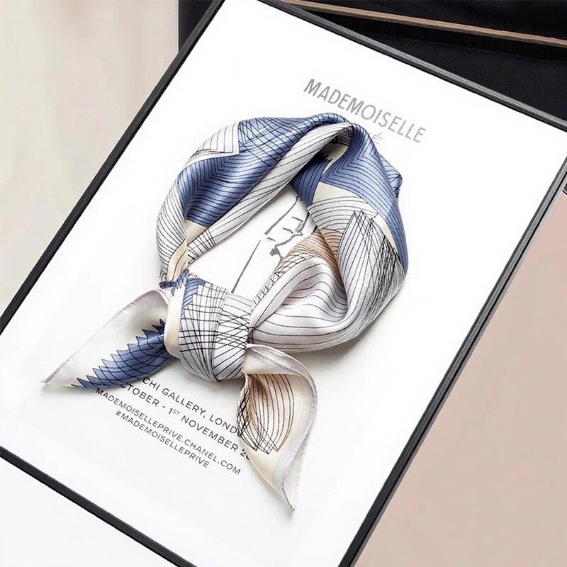 上海故事丝巾系脖高级感妈妈款桑蚕丝围巾真丝中方巾女丝巾礼盒