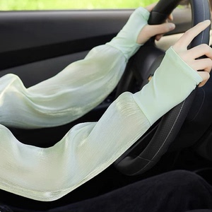 防晒袖冰丝女冰袖防晒女防紫外线ins潮护夏胳膊套手臂套