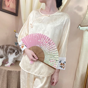 礼物实用送妈妈的生日母亲节高级感丝绸睡衣礼盒装