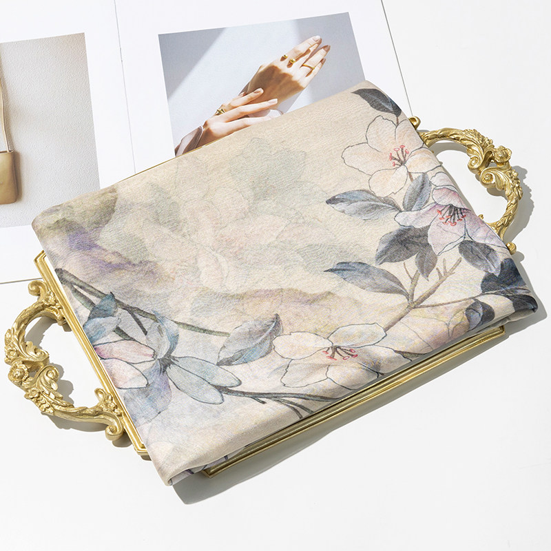 丝巾女百搭时尚围巾长款薄款披肩洋气纱巾民族风拍照防晒