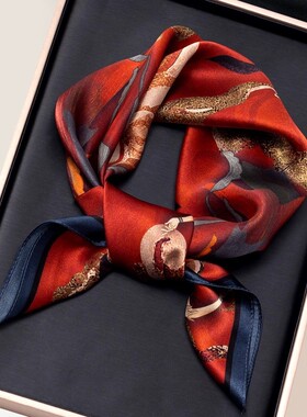 上海故事红色丝巾妈妈款礼盒送长辈38妇女节礼物送妈妈文创伴手礼