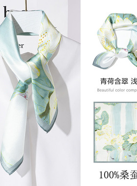 上海故事丝巾系脖高级感女2026新款真丝方巾礼盒送长辈妈妈生日礼