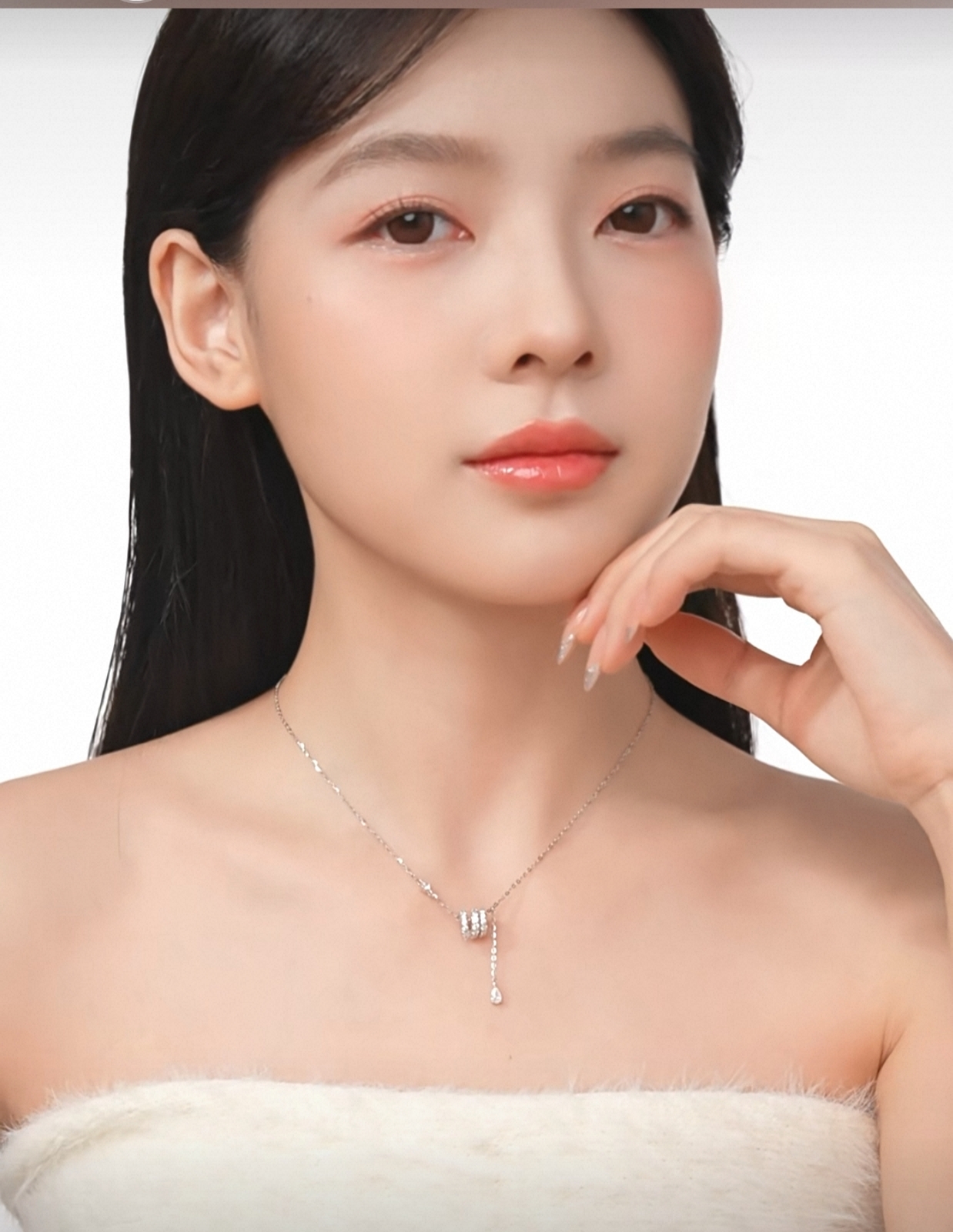 卡蒂罗灵蛇小蛮腰项链女生纯银轻奢小众设计锁骨链生日礼物送女友