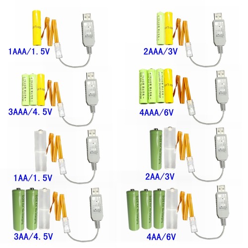 USB电源替代1至7号 (D至AAA)干电池 超薄线原电池仓盖板无损安装