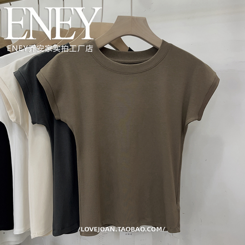 飞飞袖设计感纯色新款小众