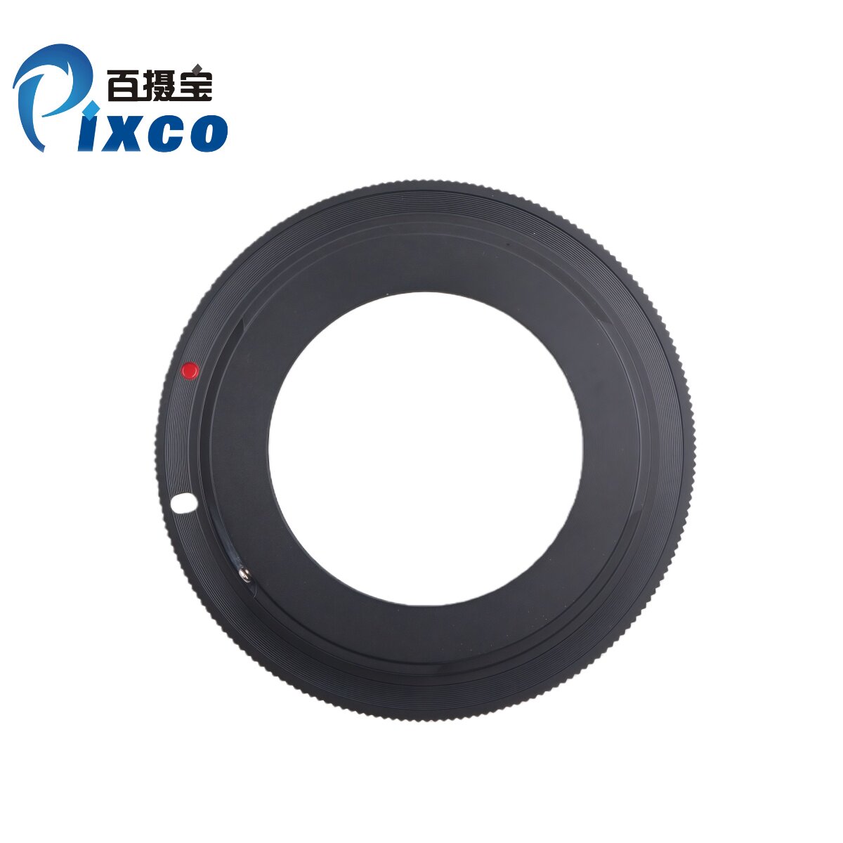 Pixco百摄宝M42-EOS M42螺口镜头转佳能EF单反相机转接环全铝黑