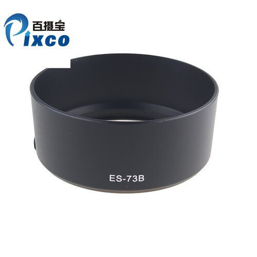 Pixco百摄宝ES-73B遮光罩适配RF 45mm F1.2 STM镜头圆筒形可反扣