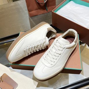 纯原德训鞋情侣款运动小白鞋男LP板鞋拼色皮鞋平底单鞋厚底女