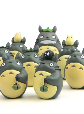 吉利猫经典款提粽子顶叽喳顶绿色园艺DIIY手办百搭园艺造景公仔