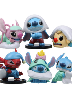 6款星宝仔家庭剧场版枕头版手办萌粒创意造景公仔桌面摆件玩偶