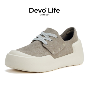 女鞋 反绒皮软木鞋 真皮厚底休闲24092 沃牛皮勃肯鞋 Devo