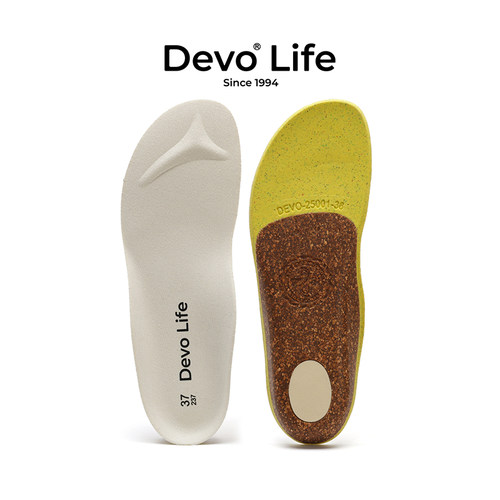 DevoLife软木足弓矫正透气鞋垫