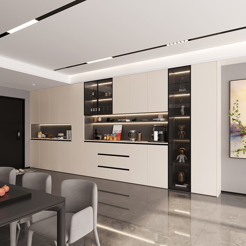 餐边柜酒柜一体靠墙高柜客厅进门鞋柜玄关柜轻奢现代简约定制储物,住宅家具,餐边柜,淘宝优惠券,粉丝福利购,淘宝优惠卷