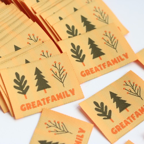 小树布标织唛标工厂现货