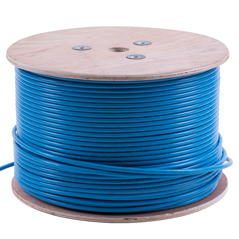 TP-LINK TL-EC621-305 六类屏蔽网线抗干扰高速千兆8芯单股无氧铜工程网络综合布线环保室外防水耐拉整箱305m