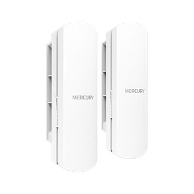 水星 MWB201无线网桥套装 室外5公里电梯监控ap点对点桥接 监控专用家用电梯远距离传输wifi点对多MWB505套装