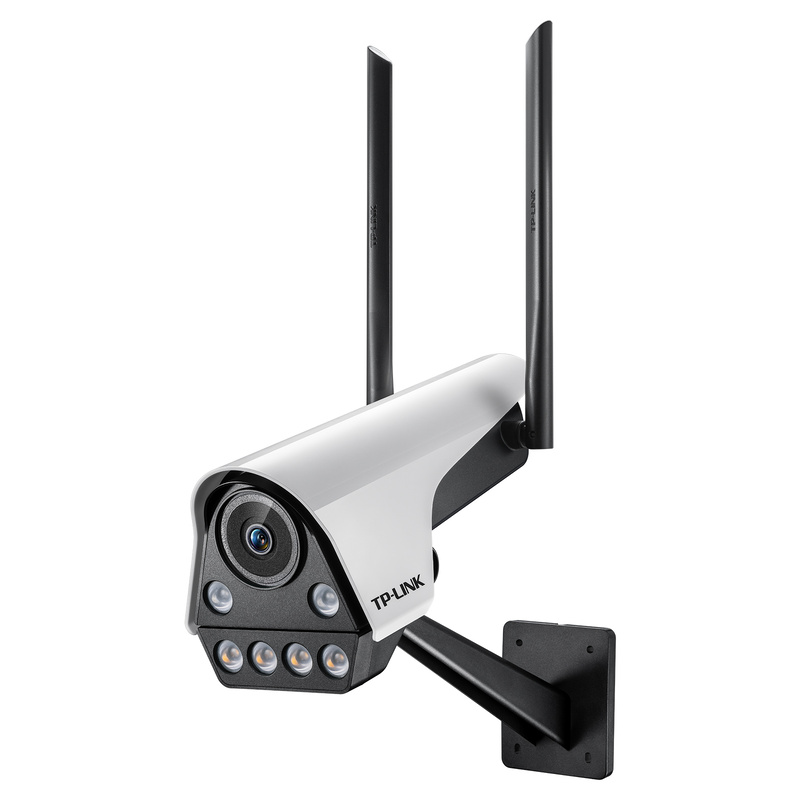 TP-LINK普联 TL-IPC536F-W4-W11 300万全彩夜视智能无线网络摄像机 双天线WIFI连接 双频