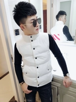 Vest nam mùa thu đông thanh niên phiên bản Hàn Quốc xu hướng tự trồng đa năng đơn giản dày ấm áp nam đẹp trai vest - Áo vest cotton áo ghi lê nhiều túi
