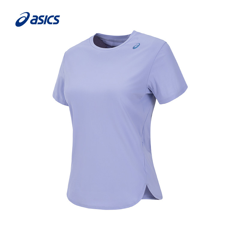 ASICS亚瑟士新款女子SOLAR FREEZE防晒跑步短袖抗紫外线运动T恤
