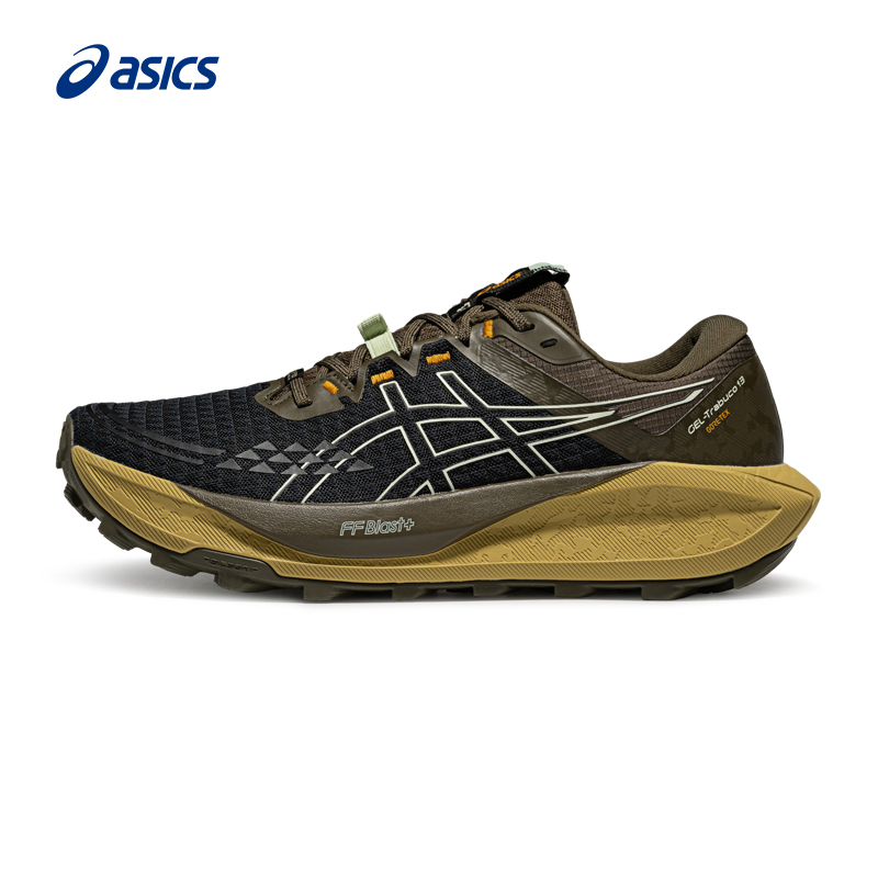 亚瑟士男子抓地透气越野跑鞋