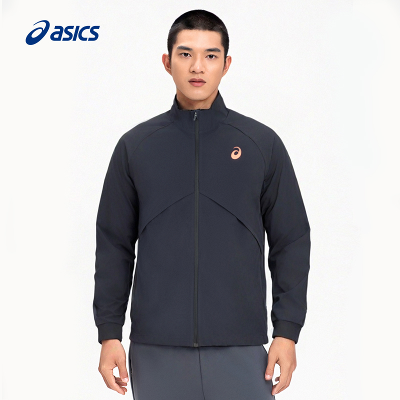 亚瑟士男子弹力跑步夹克