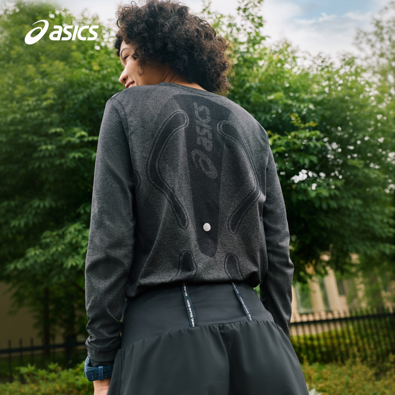 亚瑟士女子透气运动T恤