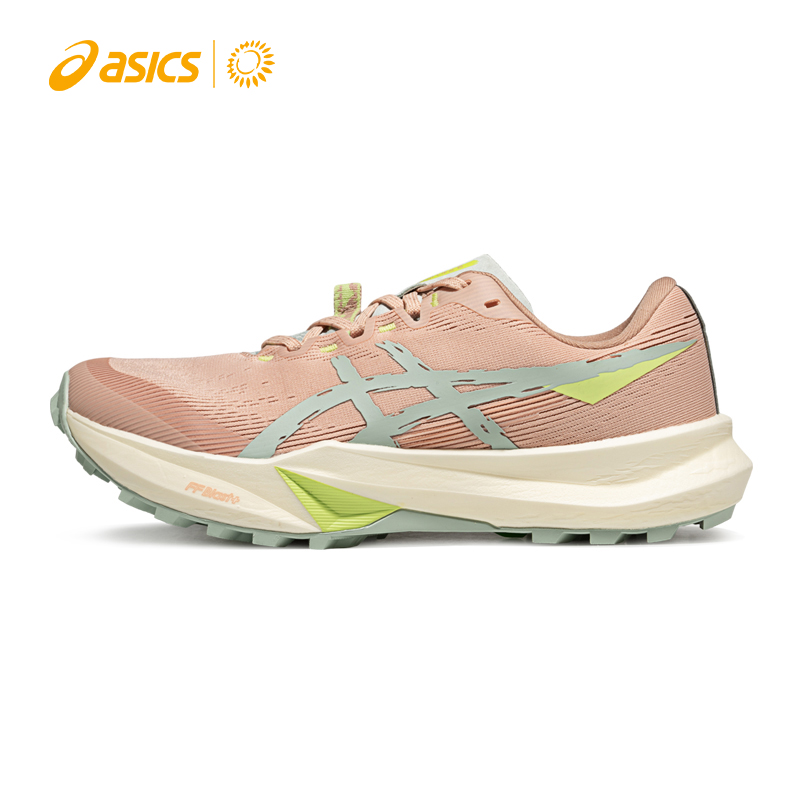 亚瑟士女子抓地耐磨越野跑鞋