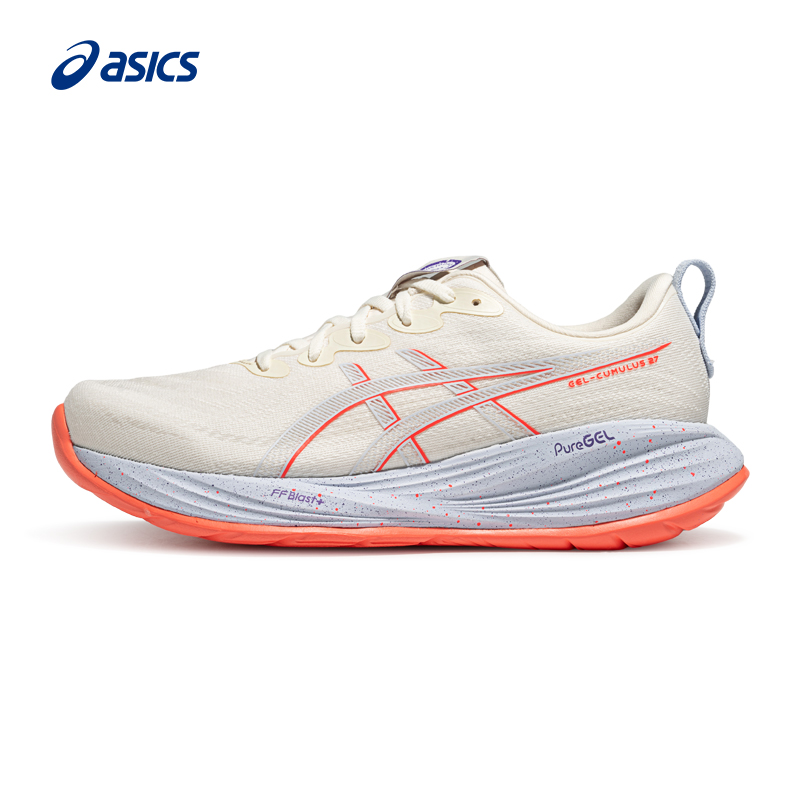 亚瑟士男子缓震回弹透气跑步鞋