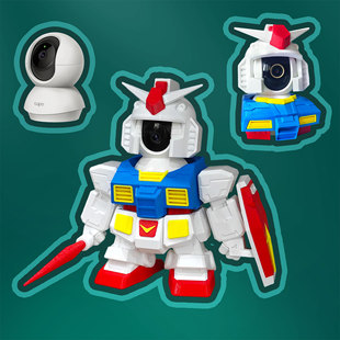 适配tapo 饰外壳保护壳高达全身 camera监控摄像头皮肤监控装