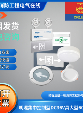 明淞集中控制型DC36V具大型600系列集控单双面600*200标志MS-B600