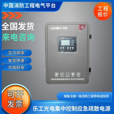乐工光电集中控制应急疏散标志灯具乐工应急电源Z-D-0.3KVA-1834C