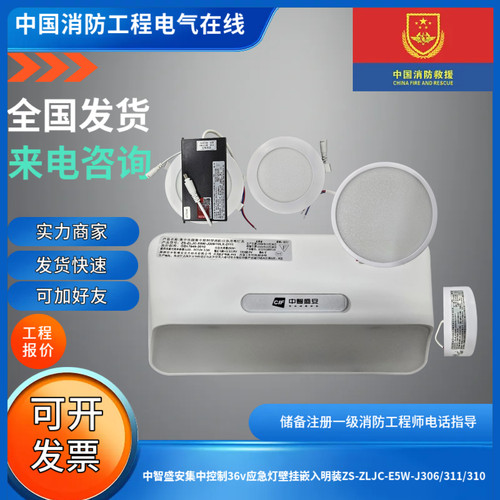 中智盛安应急灯36v集中控制