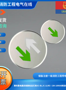 赛科集电集控疏散标志灯具SC-BLJC-1LREⅠ1W-1890A单双向地埋灯