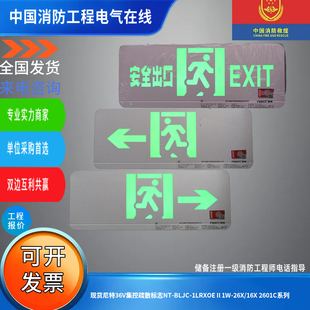 现货尼特36V集控疏散标志NT-BLJC-1LRXOEⅡ1W-26X/16X 2601C系列