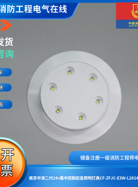 南京中消二代36v集中控制应急照明灯具CF-ZFJC-E3W-L2614吸顶明装