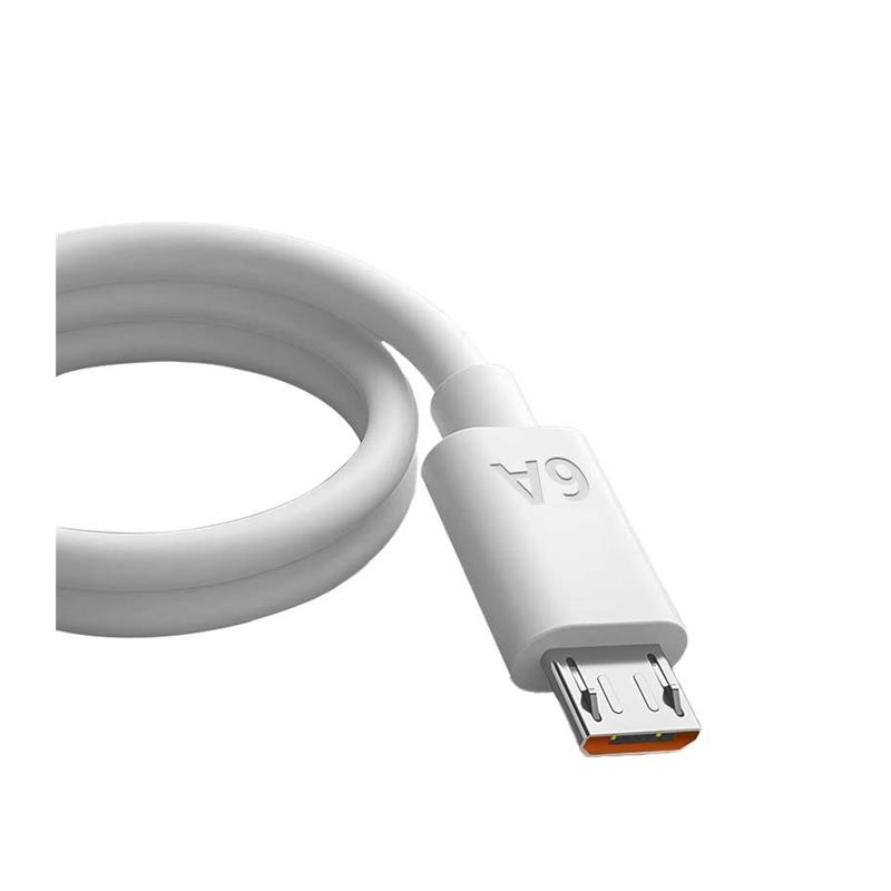 6A安卓快充数据线适用V8梯形插口手机MicroUSB充电线100W充电器线
