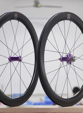 0011cycle丨R2圈刹钢条碳条碳纤维公路轮组超轻真空车圈陶化v刹