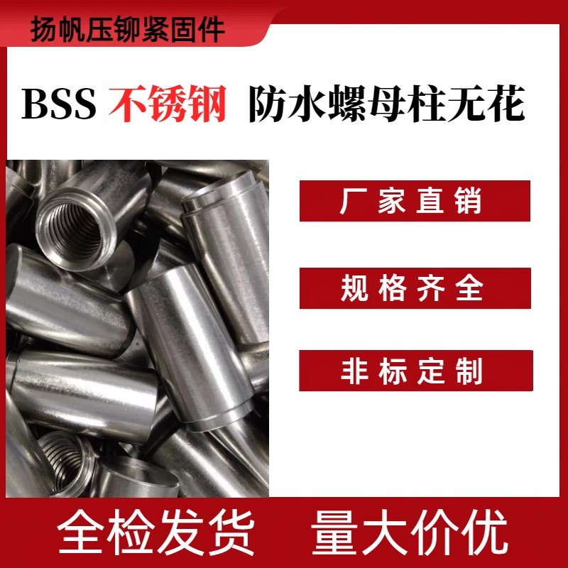 BSS无花防水螺柱不锈钢防水铆柱
