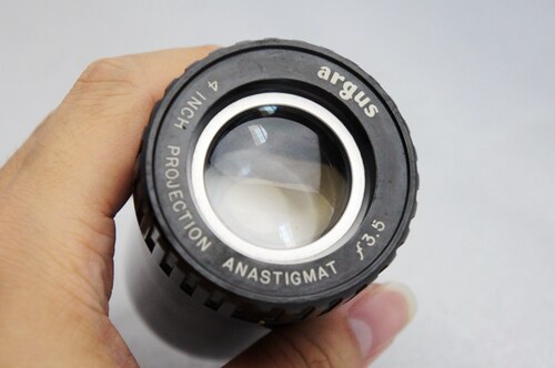 幻灯机镜头 argus projection anastigmat 4inch f3.5 放映头