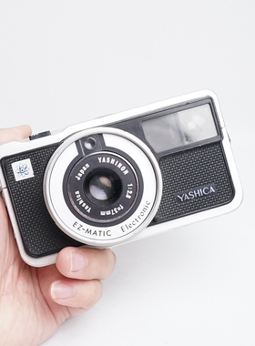 故障真品收藏 YASHICA 雅西卡126胶卷相机小巧银色旁轴老照相机真