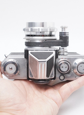 德国EDIXA REFLEX胶片单反相机ISCO 50 2.8镜头银色m42口135胶卷