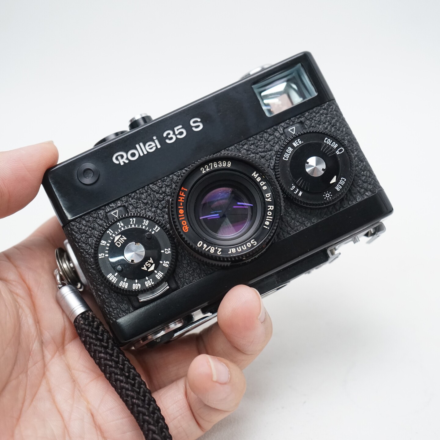 黑色 Rollei 35 S 禄莱35s 135旁轴相机小巧金属机械35mm胶卷胶片