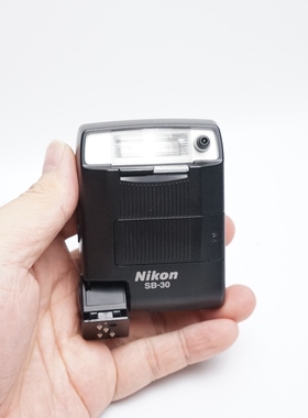 少见 Nikon 尼康 SB-30 机顶闪光灯SPEEDLIGHT小巧折叠好成色通用