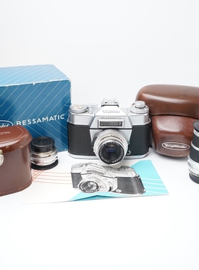 3镜头 德国福伦达bessamatic 珠戒35/3.4 50 135mm全金属机械相机