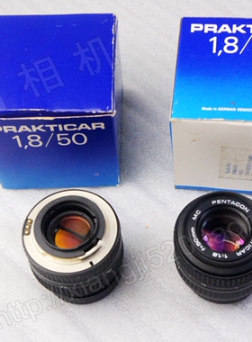 德国PENTACON PRAKTICA 50mm f1.8 潘太康百佳PB口镜头带包装纸盒
