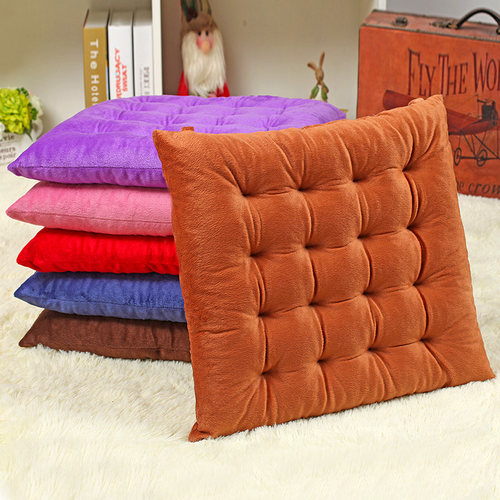 加厚保暖毛绒冬天学生教室椅子垫