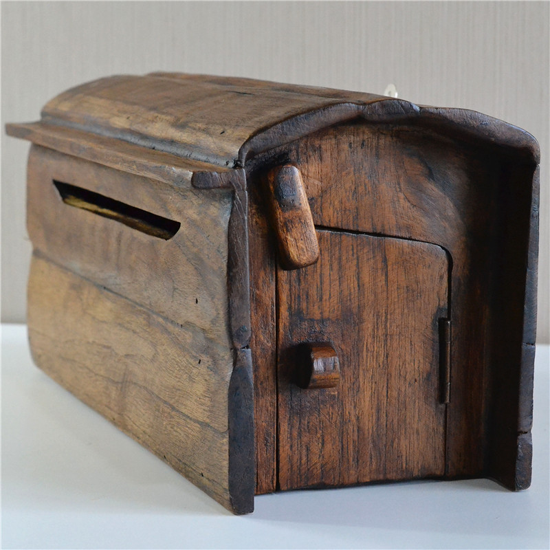 实木院子装饰信箱诗玛哈收纳古朴